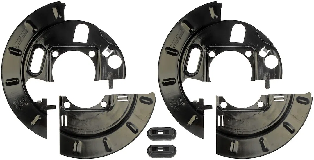 924-222 – DORMAN Brake Dust Shield, OE Replacement Steel Two Piece Unit Set of 2